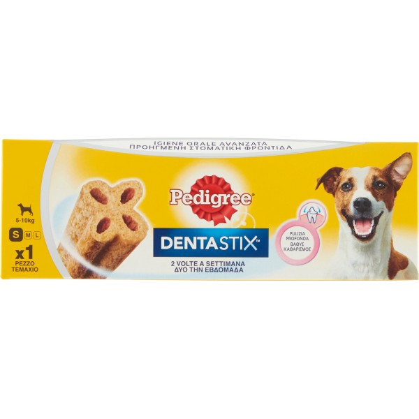 Pedigree DentaStix 2 Volte a Settimana S 5-10 kg 1 Pezzo 40 gr. Pedigree DentaStix 2 Volte a Settimana S 5-10 kg 1 Pezzo 40 gr.