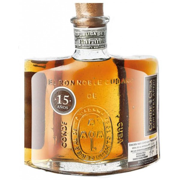 Conde de cuba rum 15 anos cl.70 38°