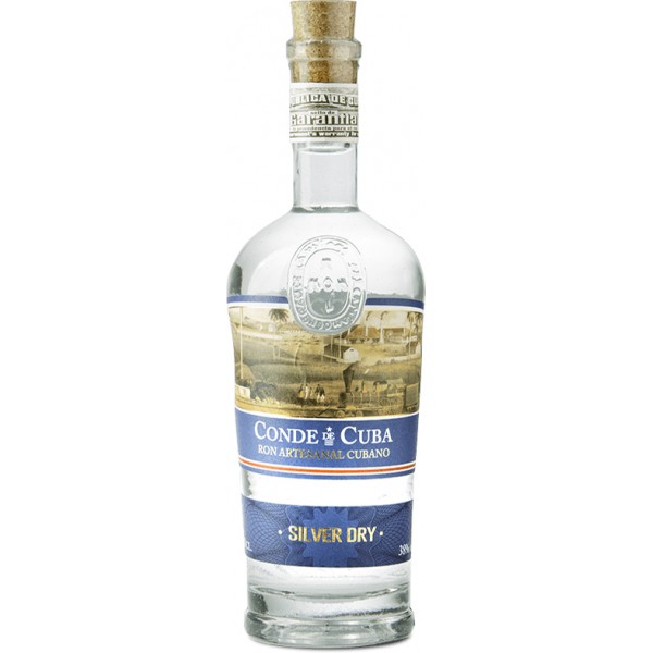 Conde de cuba rum silver dry cl.70 38°