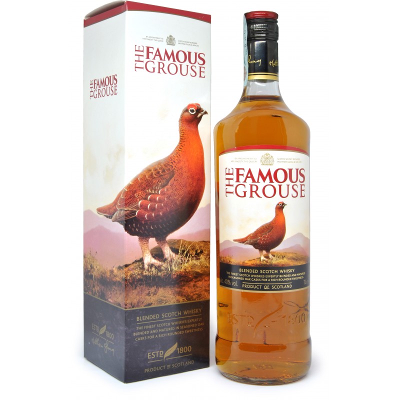 The Famouse Grouse Blended Scotch Whisky Scozzese Con Astuccio lt. 1
