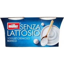 Müller Senza Lattosio Yogurt Cremoso Bianco 2 x 125 g