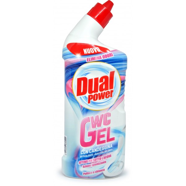 Dual power wc gel con candeggina ml.750