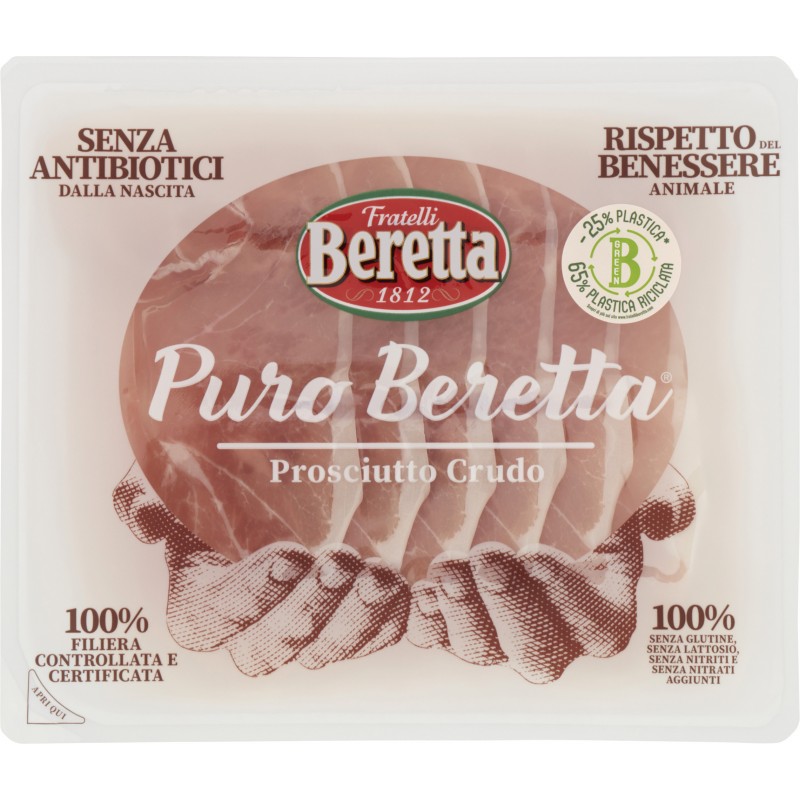 Prosciutto Crudo Puro Beretta Fratelli Beretta 90 gr. Su