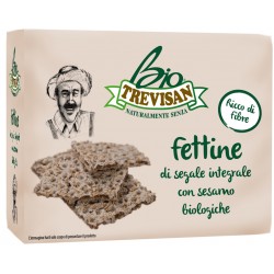 Trevisan fettine di segale integrale con sesamo Bio gr.200