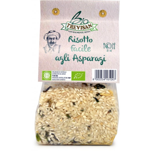 Trevisan risotto facile agli asparagi Bio gr.250