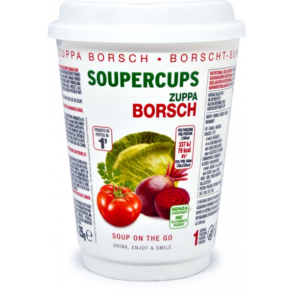 Soupercups zuppa borsch gr.25
