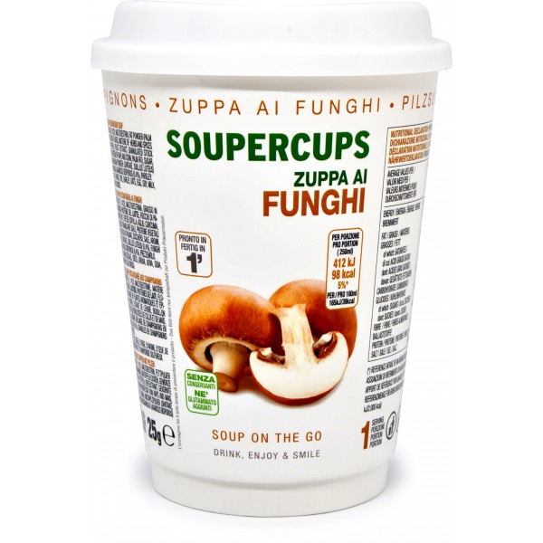 Soupercups zuppa ai funghi gr.25