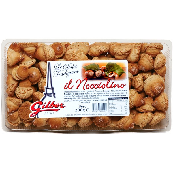 Gilber il nocciolino vaschetta gr.200