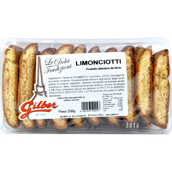 Gilber limonciotti vaschetta gr.250