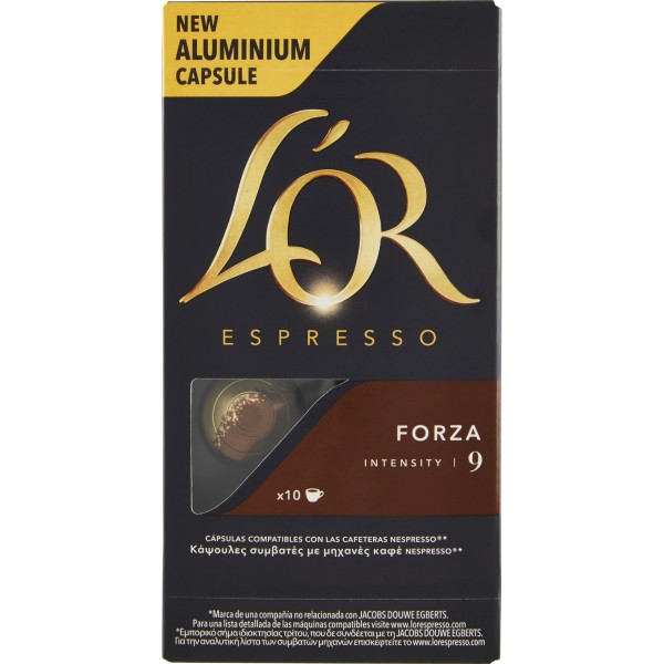 L'OR Espresso Forza 9 10 Capsule 52 gr.