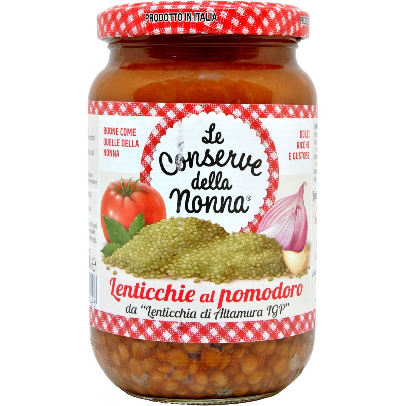 Le conserve della Nonna lenticchie al pomodoro gr.360 Le conserve della Nonna lenticchie al pomodoro gr.360