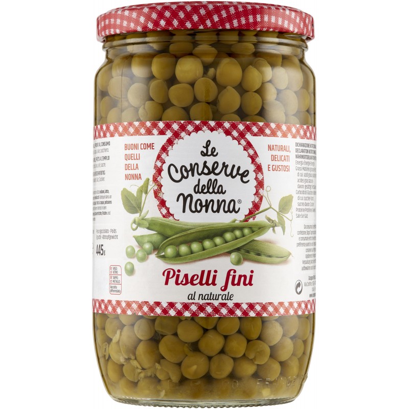 Le Conserve della Nonna Piselli fini al naturale 680 g