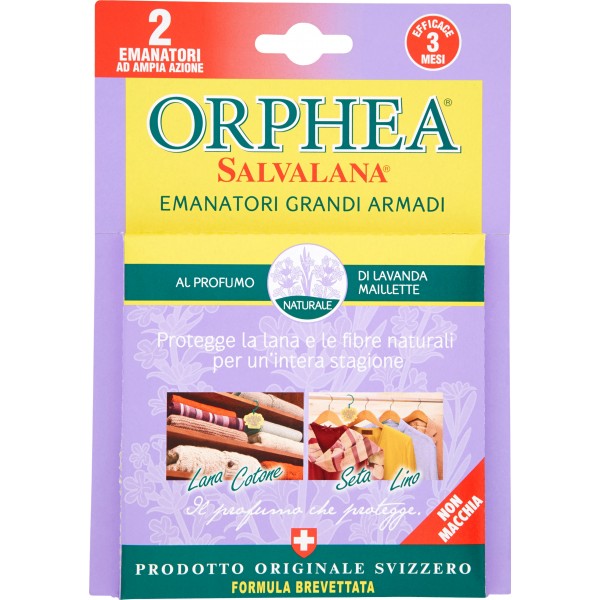 Orphea Salvalana Emanatori Grandi Armadi Lavanda 2 Pezzi