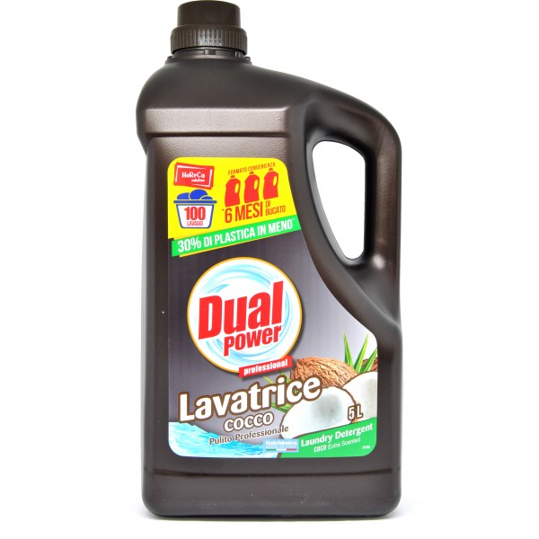 Dual Power lavatrice al cocco 100 lavaggi lt.5