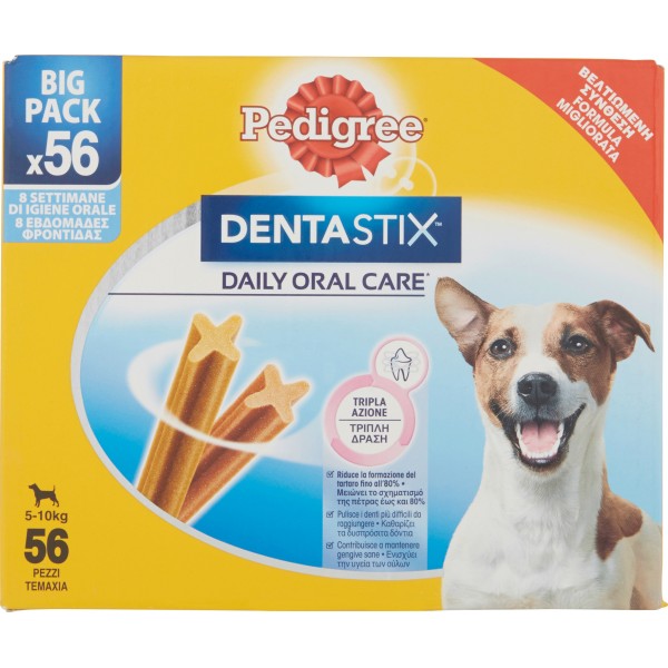 Pedigree DentaStix Daily Oral Care* 5-10 kg Big Pack 56 Pezzi 8 x 110 g