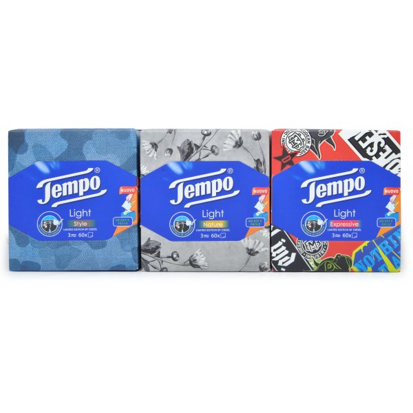 Tempo fazzoletti Light Seletti 3 Veli 60 Veline