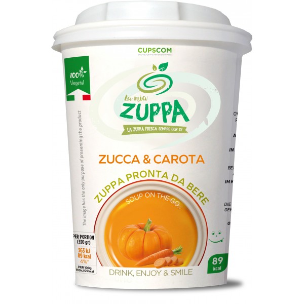 La mia Zuppa zucca carote gr.330 La mia Zuppa zucca carote gr.330