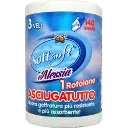 SCOTTEX CARTA CUCINA CARTASPUGNA 4 ROTOLI