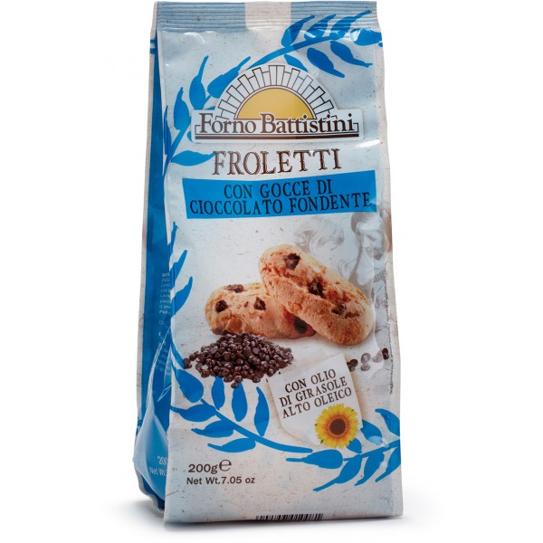 Forno Battistini froletti con gocce di cioccolato fondente gr.200