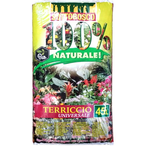 Sottobosco terriccio universale bio lt.45