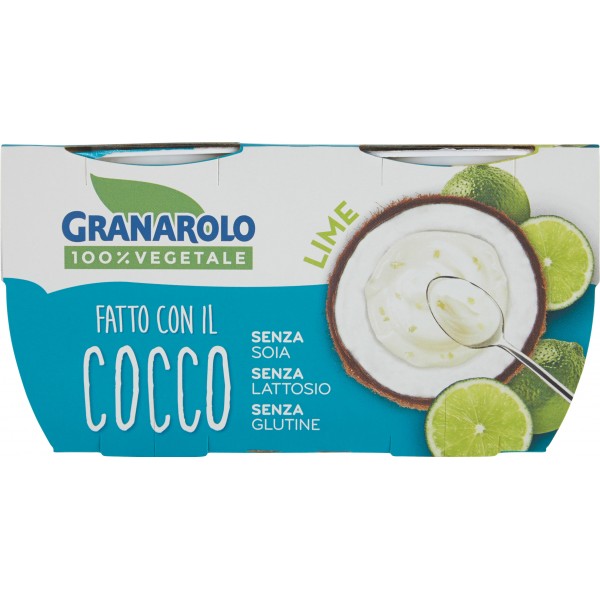 Granarolo 100% Vegetale Fatto con il Cocco Lime 2 x 125 gr.