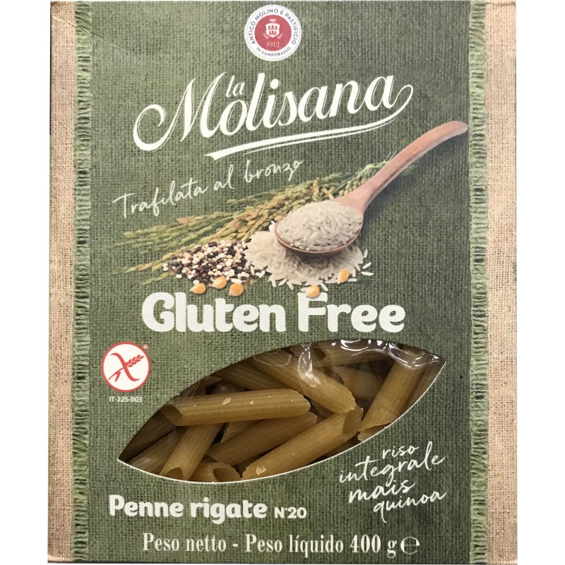 la Molisana Gluten free Penne Rigate N°20 400 gr.