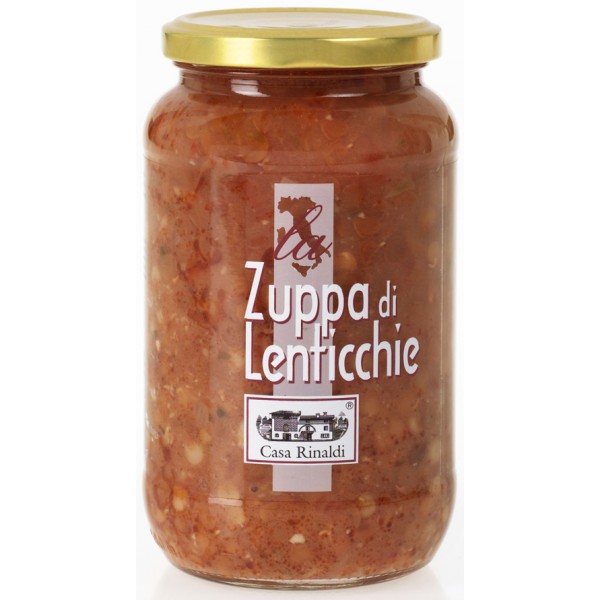 Casa Rinaldi zuppa lenticchie gr.550 Casa Rinaldi zuppa lenticchie gr.550