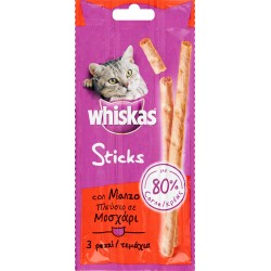 Whiskas Sticks con manzo 3 pezzi 18 gr.