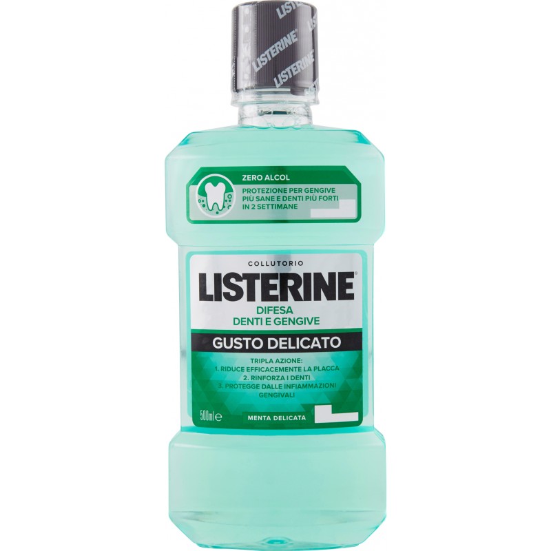 Listerine Difesa Denti e Gengive Gusto Delicato 500 ml