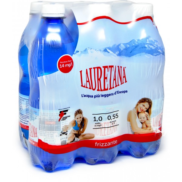 Acqua gassata Lauretana cl.50 x6