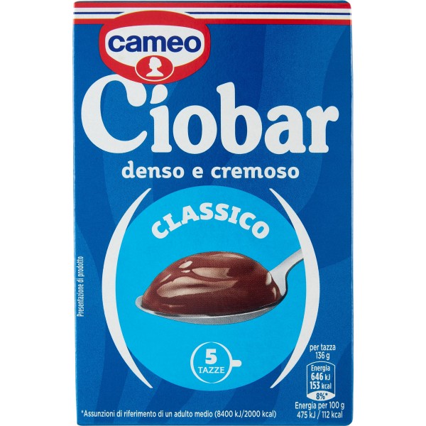 Cameo Ciobar Preparato Per Cioccolata Calda Gusto Classico 5 Buste