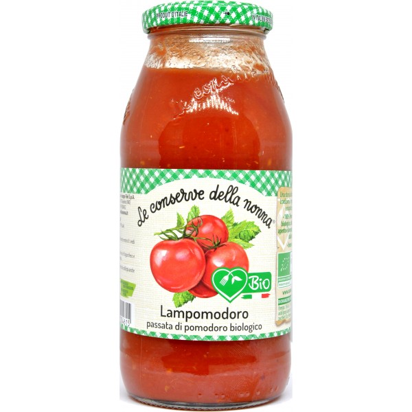Le conserve della Nonna lampomodoro bio bottiglia gr.500