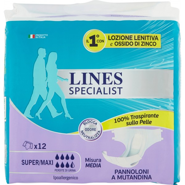 Lines specialist mutandina media pz.12