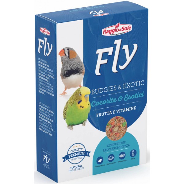 Raggio fly cocorite e esotici frutta vitamine gr.30