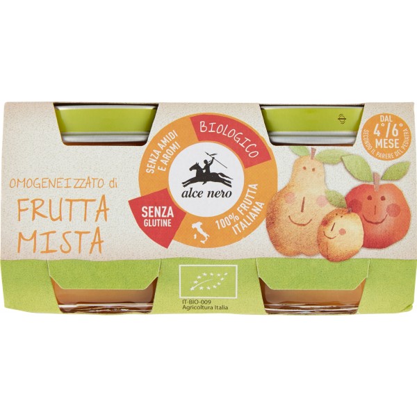 MELLIN Omogeneizzato di Frutta Mista 2 x 100 g