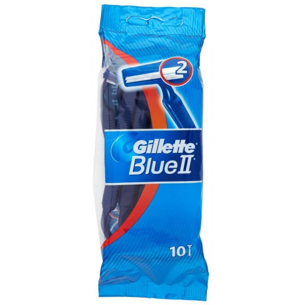 Gillette Blue II Rasoio da Uomo Usa e Getta - 10 rasoi
