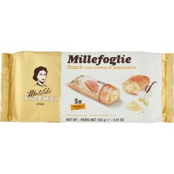 Matilde Vicenzi Millefoglie Snack con crema di pasticceria 125 g