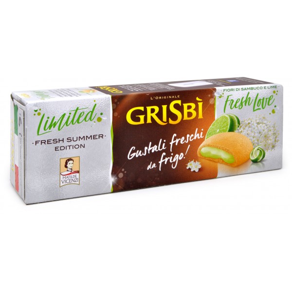 Grisbì Fresh Love Lime Sambuco gr.150