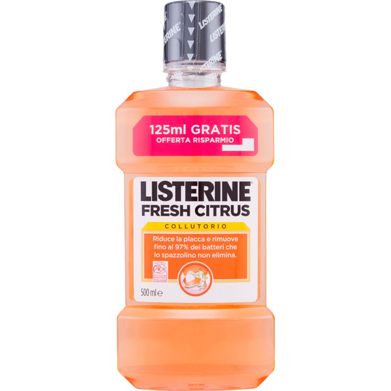 Listerine colluttorio fresh citrus ml.500