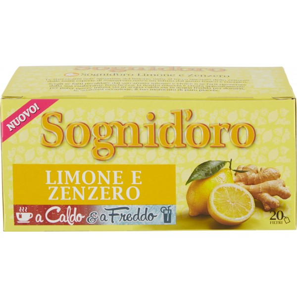 Sognid'oro a Caldo & a Freddo Limone e Zenzero 20 x 2 g Sognid'oro a Caldo & a Freddo Limone e Zenzero 20 x 2 g