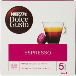 NESCAFÉ DOLCE GUSTO ESPRESSO caffè espresso 16 capsule (16 tazze)