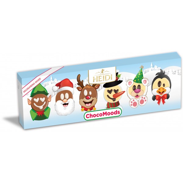 Emoticon Di Natale.Heidi Choco Moods Di Natale Emoticon Di Cioccolata Con Figurine