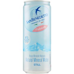 Acqua Minerale San Benedetto Naturale 0,33 lt. Sleek