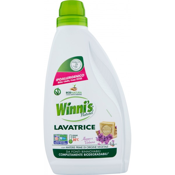 Ricarica detersivo lavatrice aleppo-verbena Winni's 1,5 lt.