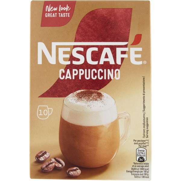 Nescafè Cappuccino Gusto Classico Confezione 10 Buste 140 Gr