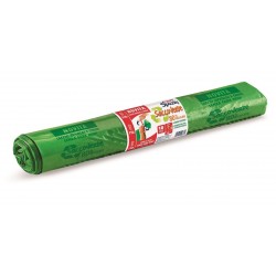 Domopak Spazzy SaccoVerde 80% Riciclato (110 litri - 10 sacchi nettezza)