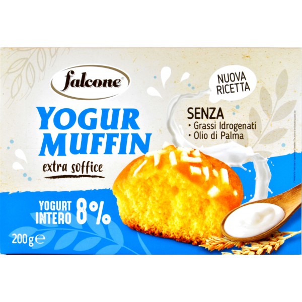 Falcone Muffin Allo Yogurt Extra Soffice Conf. 4 Merendine gr.50