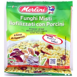 Funghi misti liofilizzati Merlini gr.15