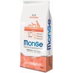 Monge dog all breeds salmone riso kg.12