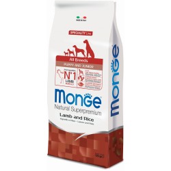 Monge dog all breeds agnello riso kg.12